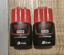 Batteries Milwaukee M12 2Ah et 3Ah