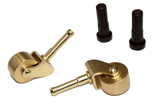 Brass piano wheels for - piano, spinet