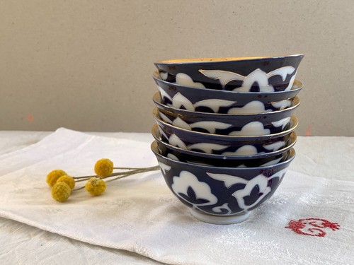 Vintage uzbek tea bowls - 6,