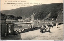 08 MONTHERME - equipe de chien attele pour le transport de lait