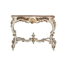 Console rocaille laquée