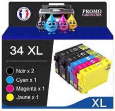 Lot de 5 cartouches d'encre