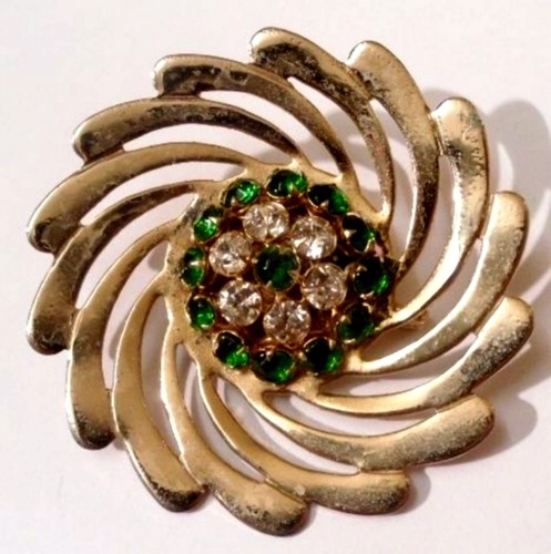 Broche ancienne ronde - ancienne, bijou