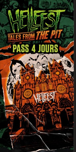 Pass hellfest au 21 - 4j,
