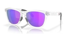 Lunettes De Soleil Oakley Frogskins Gamme 9284 12 - Transparent Mat/Prizm Violet