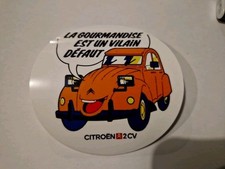 Stickers Autocollant Adhésif 2 Cv Citroën 9,5 Cm Polymere