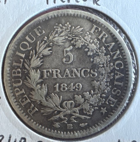 Francs hercule 1849 tb - hercule,