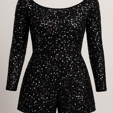 Combinaison Courte Noire à