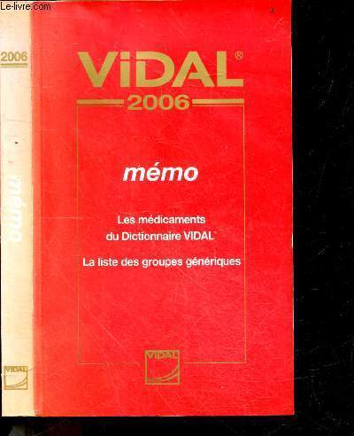Vidal 2006 memo les - -, memo,