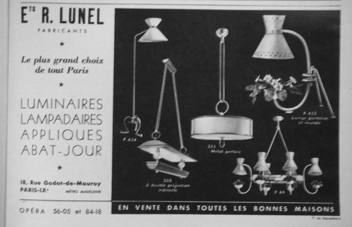 Publicité presse 1953 - de,