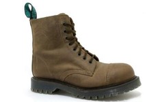 Solovair Fabriqué En Angleterre 8 Œil Embout en Acier Bateau Ben Léger Gaucho