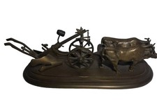 02k10 ancienne statue charrue - 02k10,