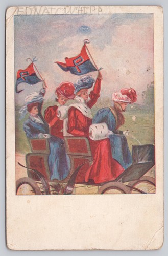 1911 antique postcard - antique,