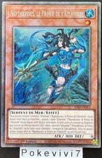 Carte YU-GI-OH! NEPTABYSSES, LE PRINCE DE L'ATLANTIDE RA03-FR013 PSR NEUF