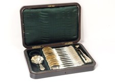 Service 12 cuillères thé café argent vermeil Minerve Callot NapIII XIXème