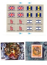 Beau Lot 6 Blocs Feuillets "2