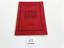 Plan / Guide - Hôtels Auberges Restaurants - Grand Duché De Luxembourg - 1966