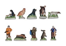 Série complète de 10 fèves