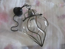 ancien lustre cage