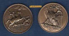 Médaille Napoléon Ier  Bataille d'Iéna  1807 Bronze Aigle
