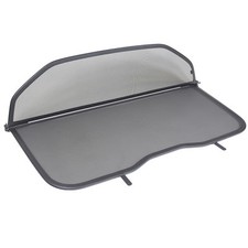Coupe vent Filet anti-remous compatible avec Volvo C70 542 (2006-2014) Noir 100%