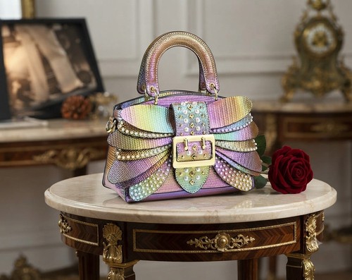 Joli sac cuir ailes rivets - joli,