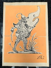 Salvador Dali Dessin sur