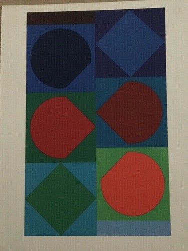Beryll vasarely serigraphie - vasarely,