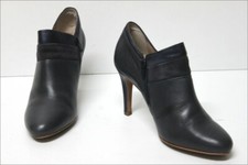 ERAM   Bottines Boots  Cuir Bleu jean talons Fins Doublées Cuir T 40 TBE