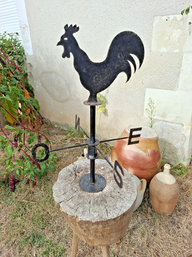 Jolie girouette avec coq - jolie,