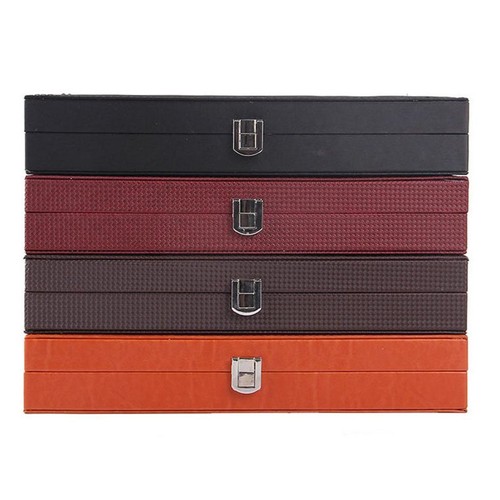 Boîte stylos cuir pu - à,