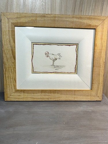Tableau aquarelle poule - tableau,