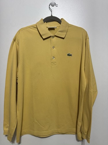 Polo lacoste jaune manches - lacoste,