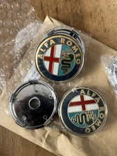 4 Cache Moyeu Centre De Roue Alfa Romeo gold  60mm