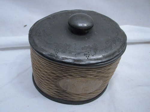 Antique signed pewter dresser - signed,