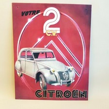Plaque métallique Citroën 2