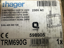 HAGER TRM690G micromodule 1 sortie éclairage ON/OFF 10A