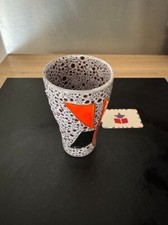 Verre Fat Lava Signé