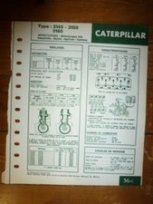 3145-3150-3160 - Fiche Technique Caterpillar