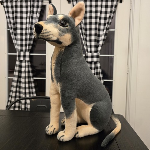 Large realistic doberman - realistic,