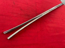 2 BAGUETTES BORDURE DE TOIT INOX ORIGINE CITROEN DS 19 21 OU 23