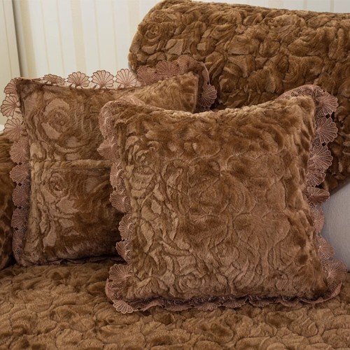 Fausse fourrure oreiller - fourrure,