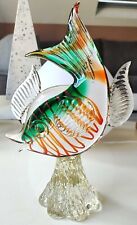 Sculpture Poisson Rayé Sur