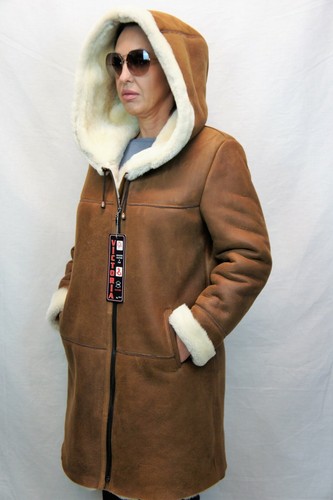 Victoria manteau cuir peau - peau, de