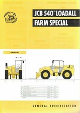 Brochure spéciale ferme JCB
