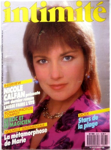 Magazine rare intimite 1988 - magazine,