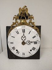 ancien mouvement  d'horloge comtoise XVIII 18ème   aigles empire mvt arrière