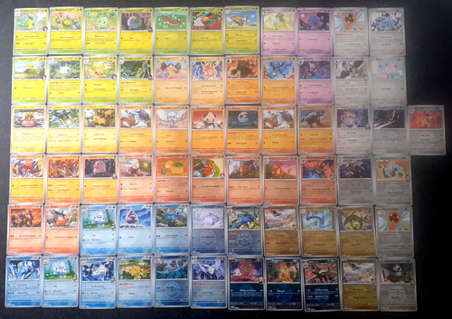 Lot carte pokémon reverse - 67,