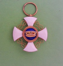 MILITARIA : CROIX de l' ORDRE de la COURONNE d' ITALIE