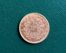 ⚜️⚜️ Pièce 20 francs OR  NAPOLEON Tête Nue Second Empire  1859  A  ⚜️⚜️